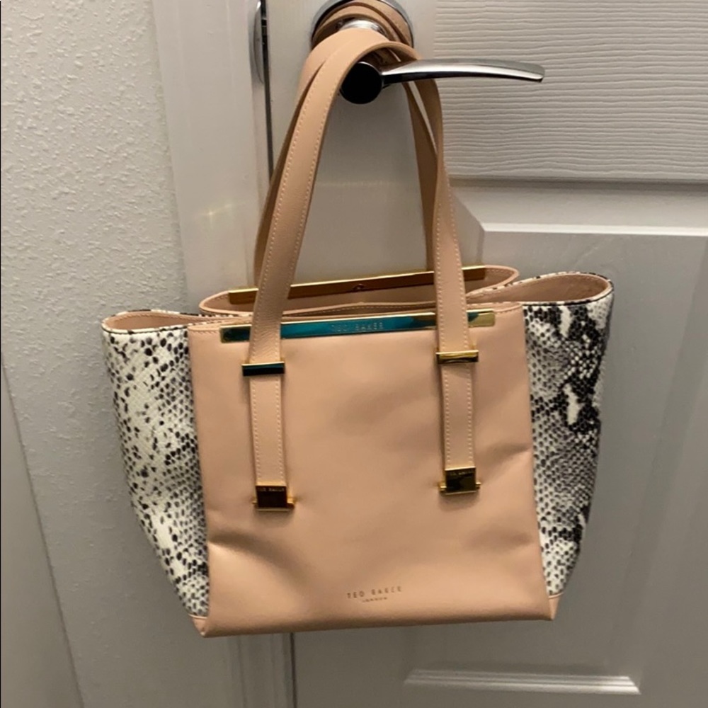 Ted baker two tone satchel bag PRISTINE condition